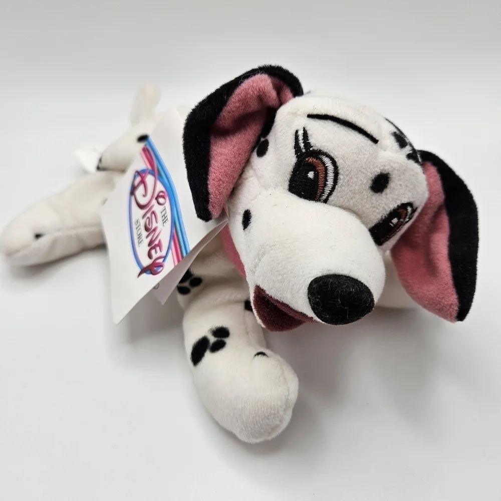 NEW VINTAGE Disney Store 101 Dalmatians Jewel Dog Mini Bean Bag Plush 8